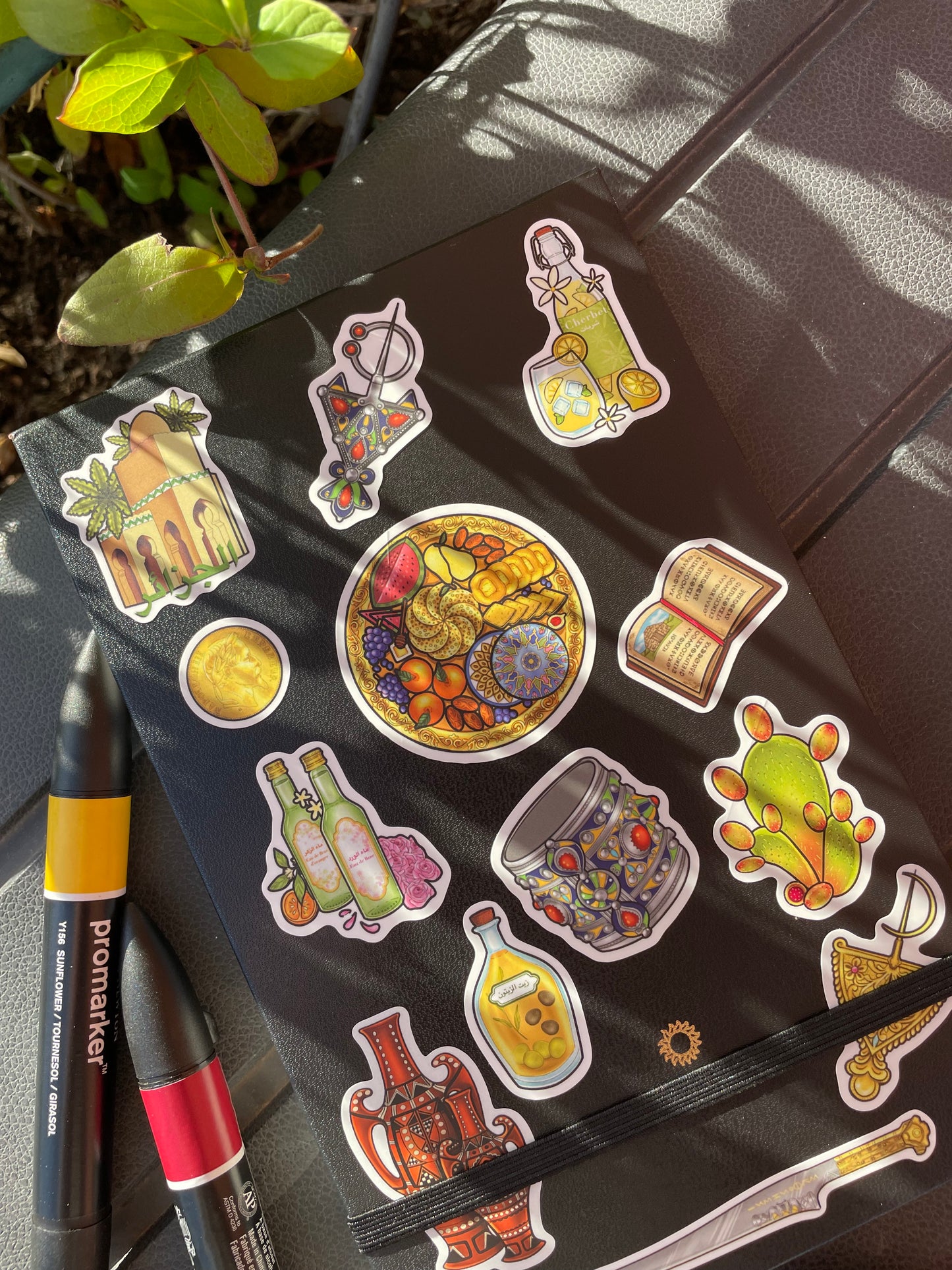 Planche de stickers - Saveurs et Douceurs d’Algérie